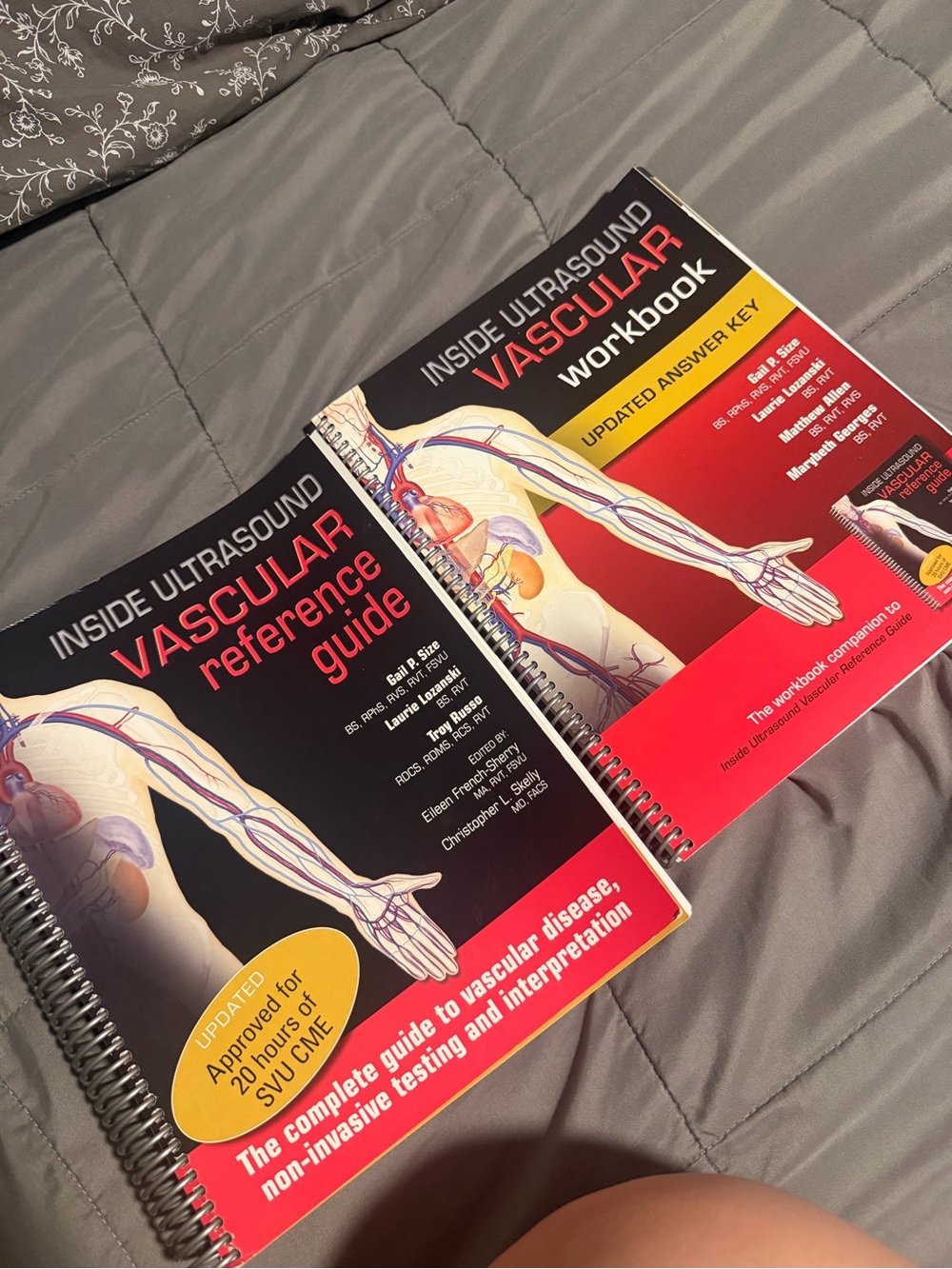 Inside Ultrasound Vascular Reference Guide & Workbook - Red/Black Covers
